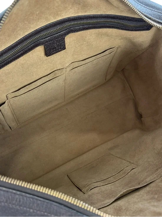 Gucci Calfskin Leather Medium Web Stripe Satchel Bag - Picture 6 of 13